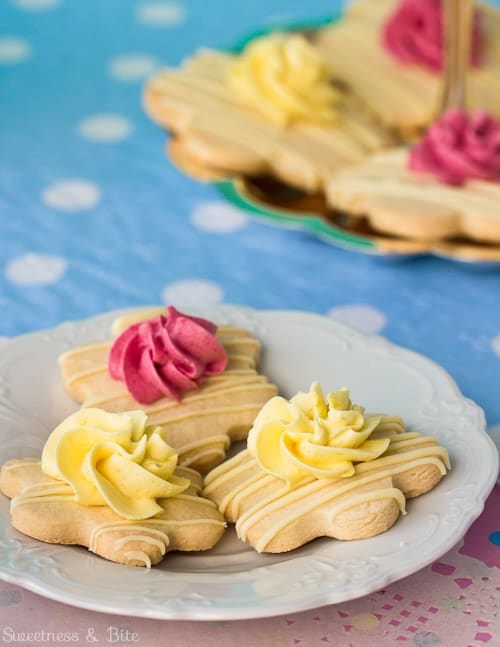 Fruity Frosted Flower Cookies