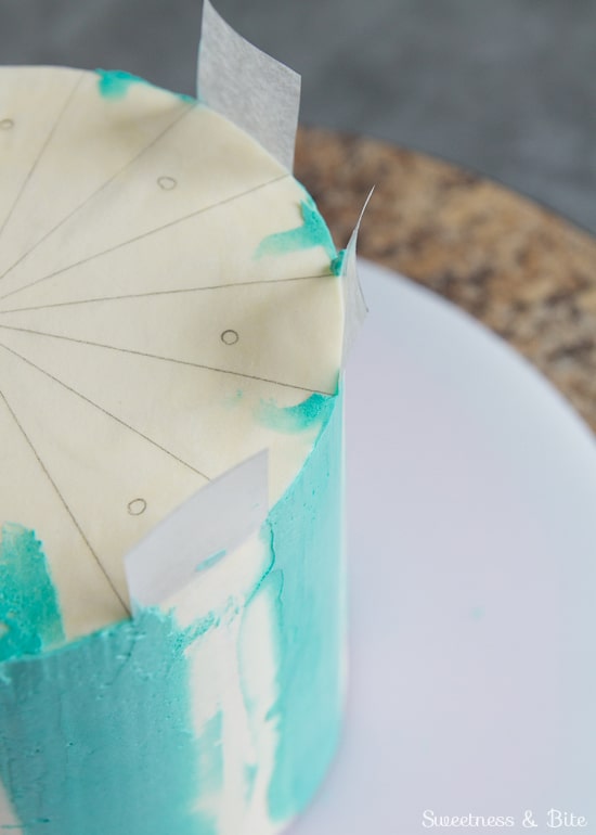 Perfect Buttercream Stripes - Smooth Top Edge