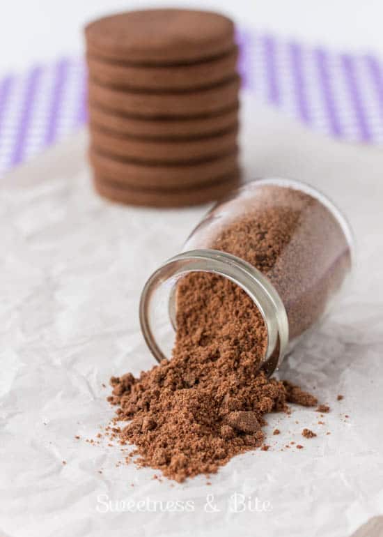 Gluten free chocolate cookie crumbs