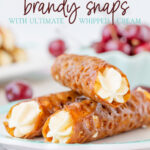 Gluten Free Brandy Snaps - simple recipe for these lacy, crunchy and spicy gluten free biscuit tubes filled with silky Ultimate Whipped Cream.
