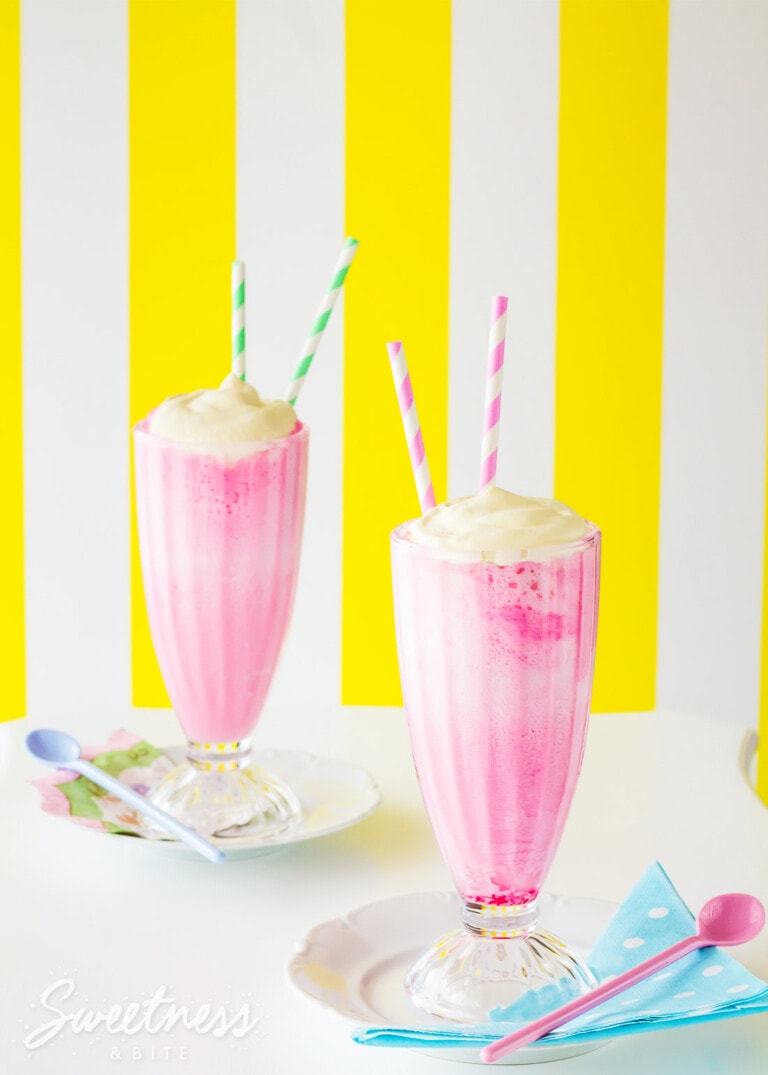 Pink Panther {Raspberry Lemonade Ice Cream Float}