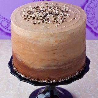 Chocolate and Vanilla Honey Cheesecake Layer Cake ~ Sweetness & Bite