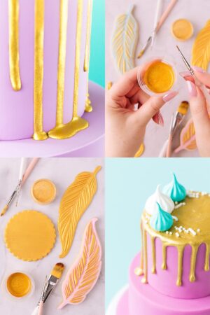 How to Make the Shiniest Edible Metallic Paint ~ Sweetness & Bite