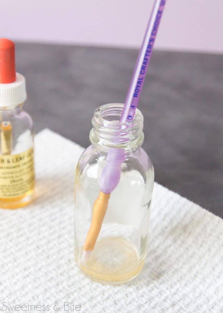 How to Make the Shiniest Edible Metallic Paint Sweetness and Bite