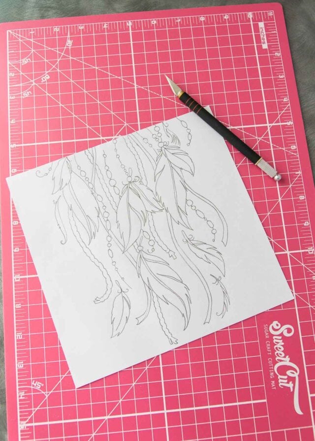 How To Paint On A Cake A Fondant Painting Tutorial Sweetness and Bite