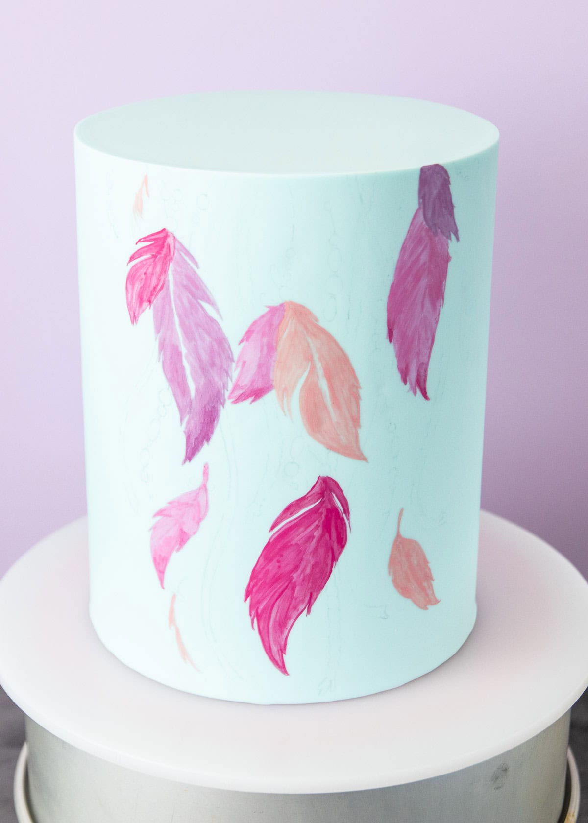 How To Paint On A Cake A Fondant Painting Tutorial Sweetness