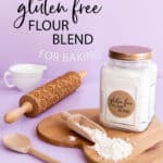 Gluten free flour blend for baking.