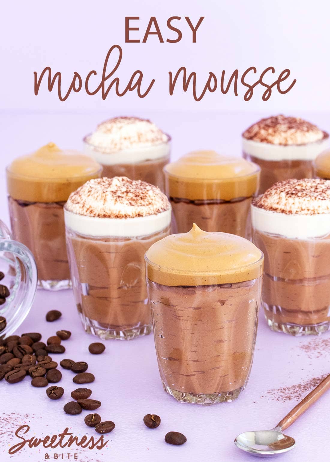 Easy Mocha Mousse (4 ingredients!) - Sweetness and Bite